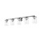 Z-Lite Thayer Vanity, 5-Light, 39 In.W x 5.75 In.L x 8.75 In.H, Chrome /Clear 742-5V-CH - alternate 4